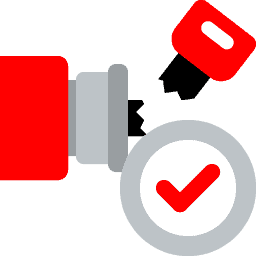 Broken key extraction service icon
