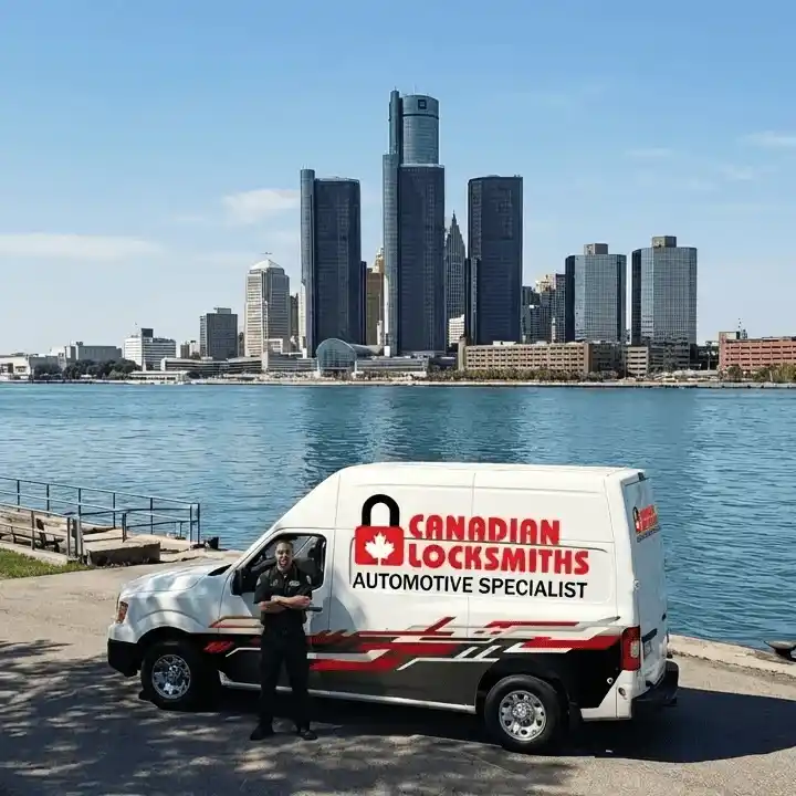 Canadian Locksmiths mobile service van - we come to you